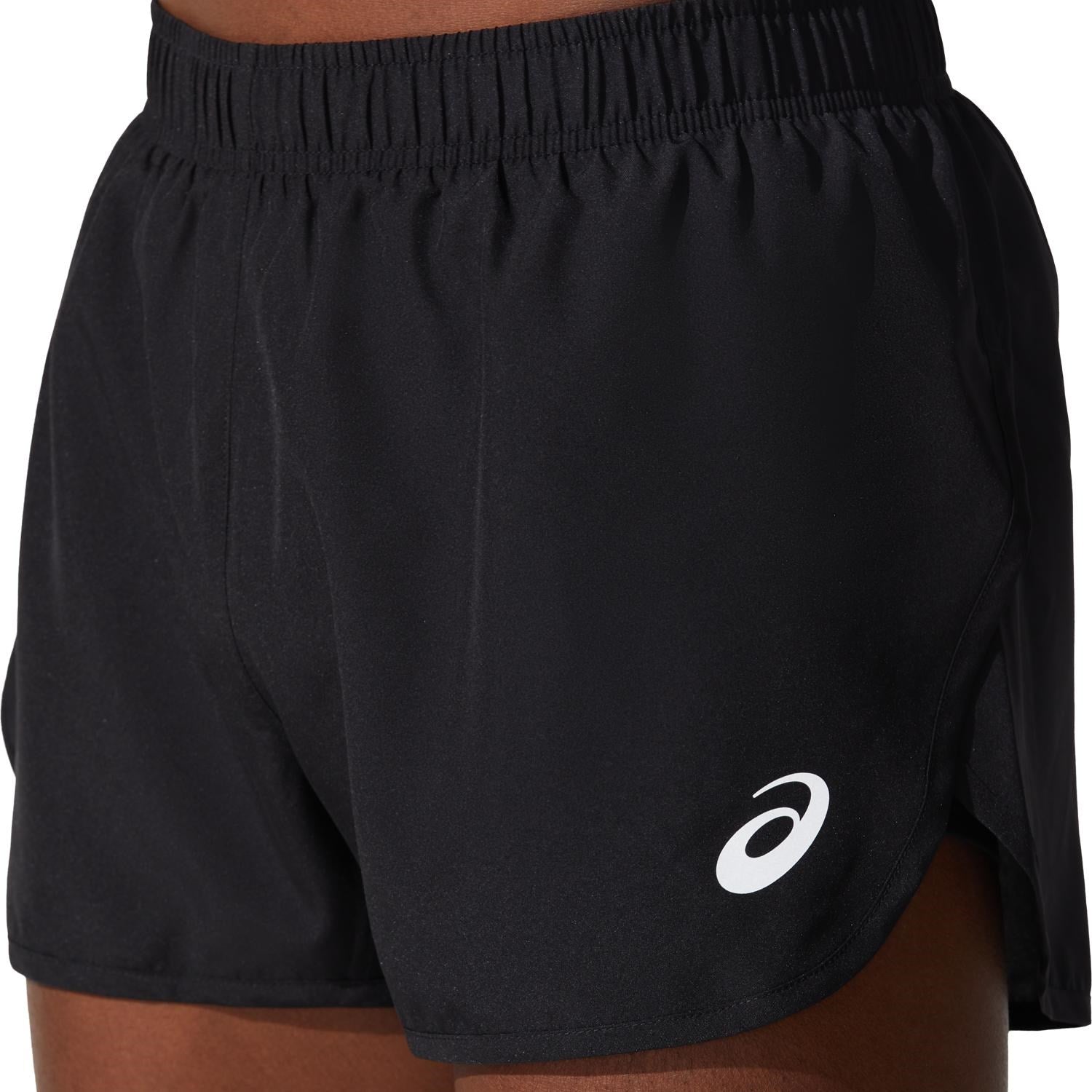 Asics Silver Split 2.5 Inch Running Shorts - Mens