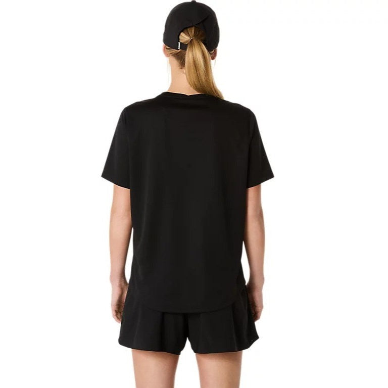 Asics Silver Running Short Sleeve Top - Womens