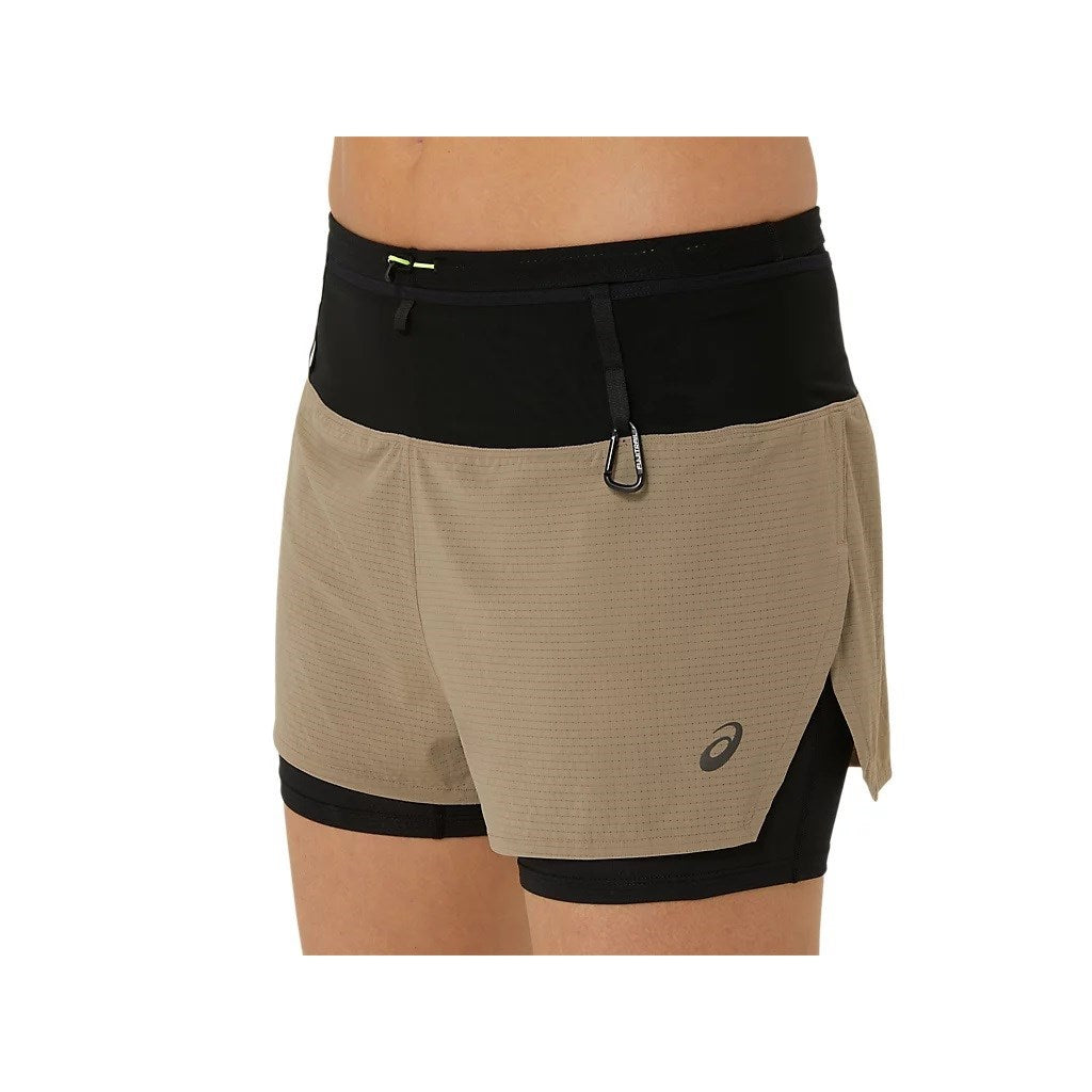 Asics FujiTrail 2-In-1 Running Shorts - Womens