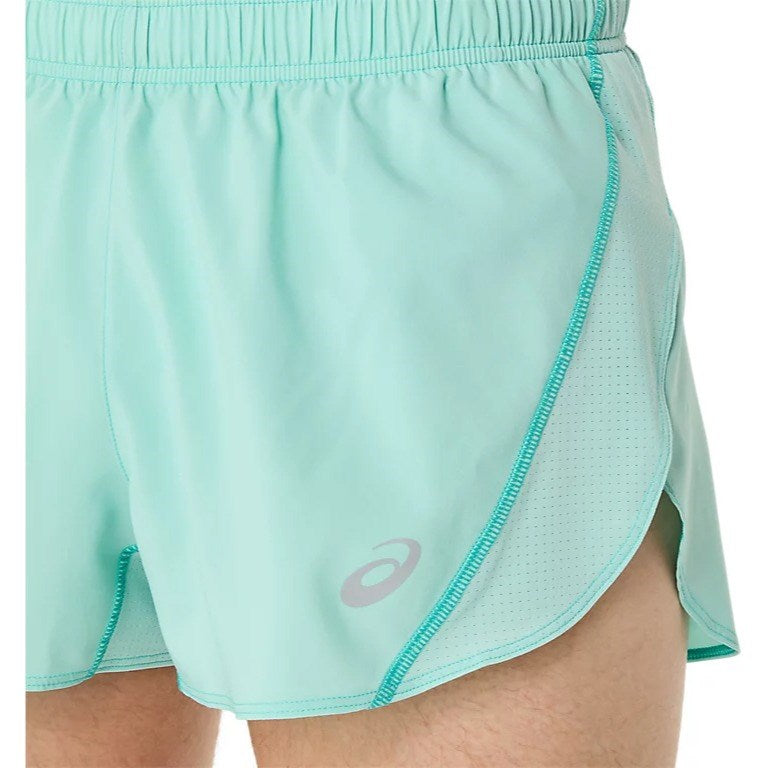 Asics Silver Split 2.5 Inch Running Shorts - Mens