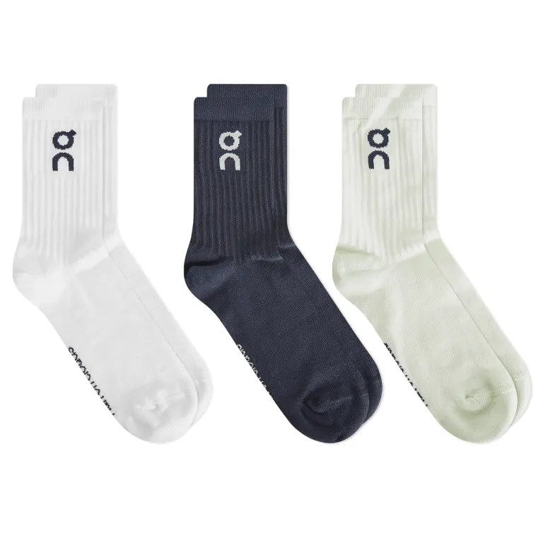 On Running Crew Logo Sock - 3 Pack