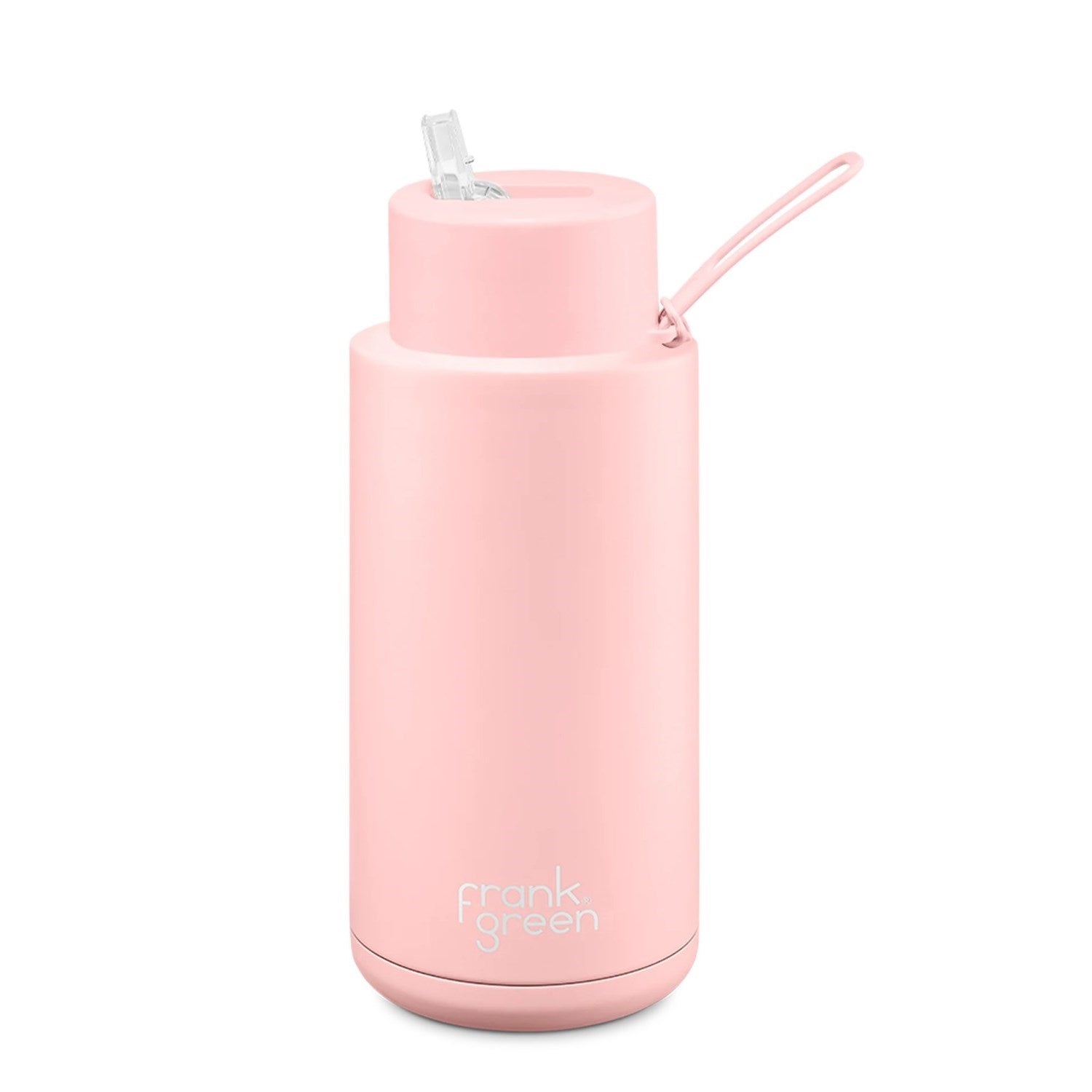 Frank Green Stainless Steel Ceramic Reusable Water Bottle With Straw - 1L