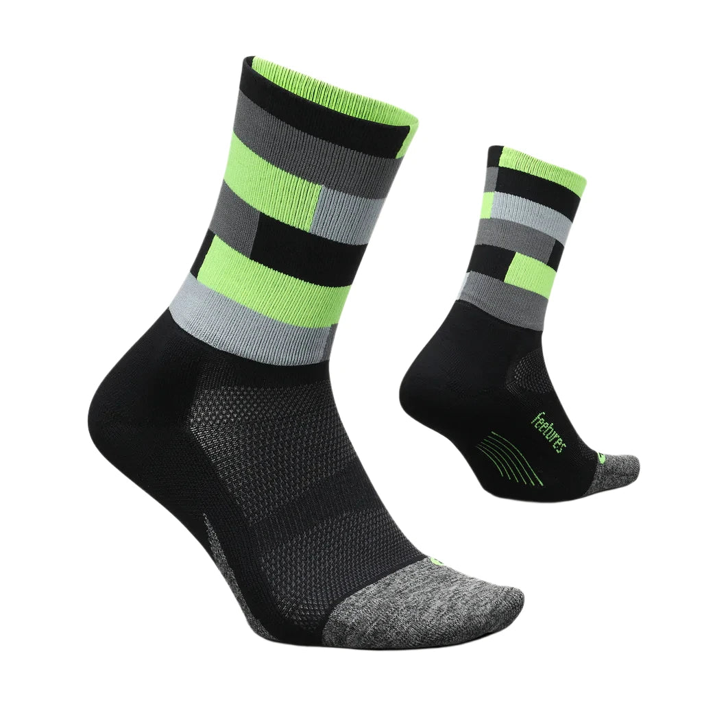 Feetures Elite Light Cushion Mini Crew Running Socks