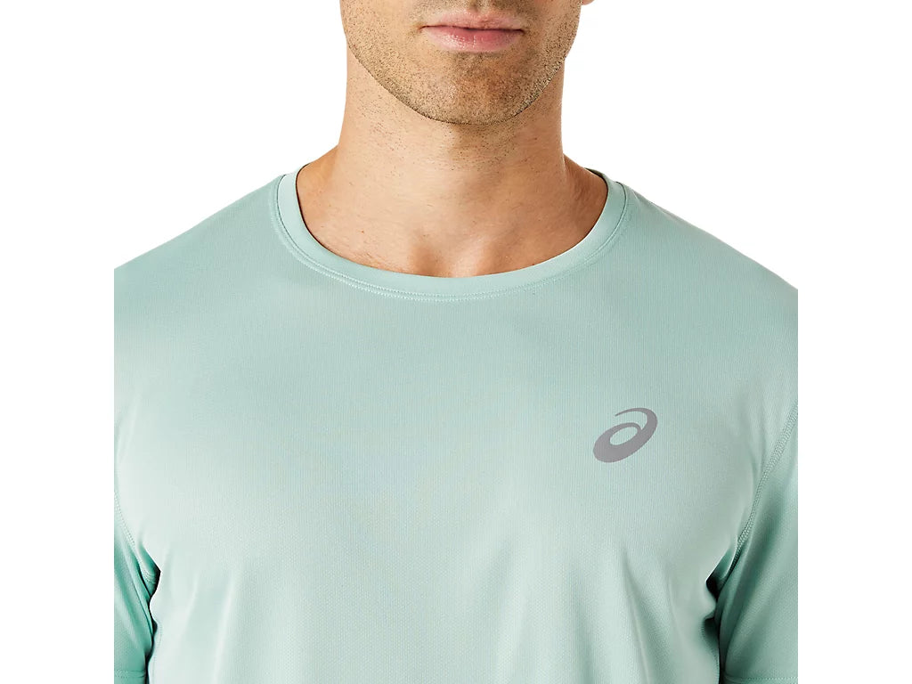 Asics Mens Silver Running T-Shirt - Mens