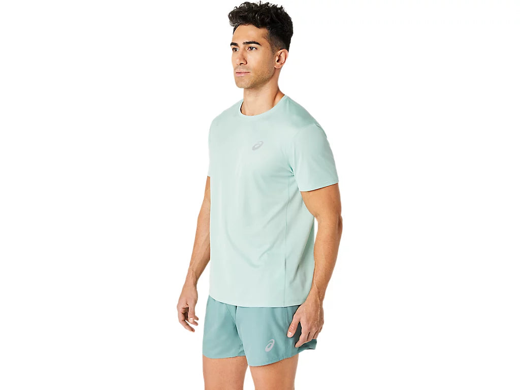 Asics Mens Silver Running T-Shirt - Mens