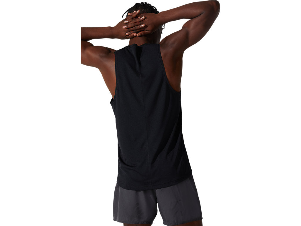 Asics Silver Running Singlet - Mens