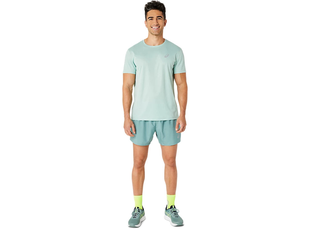 Asics Mens Silver Running T-Shirt - Mens