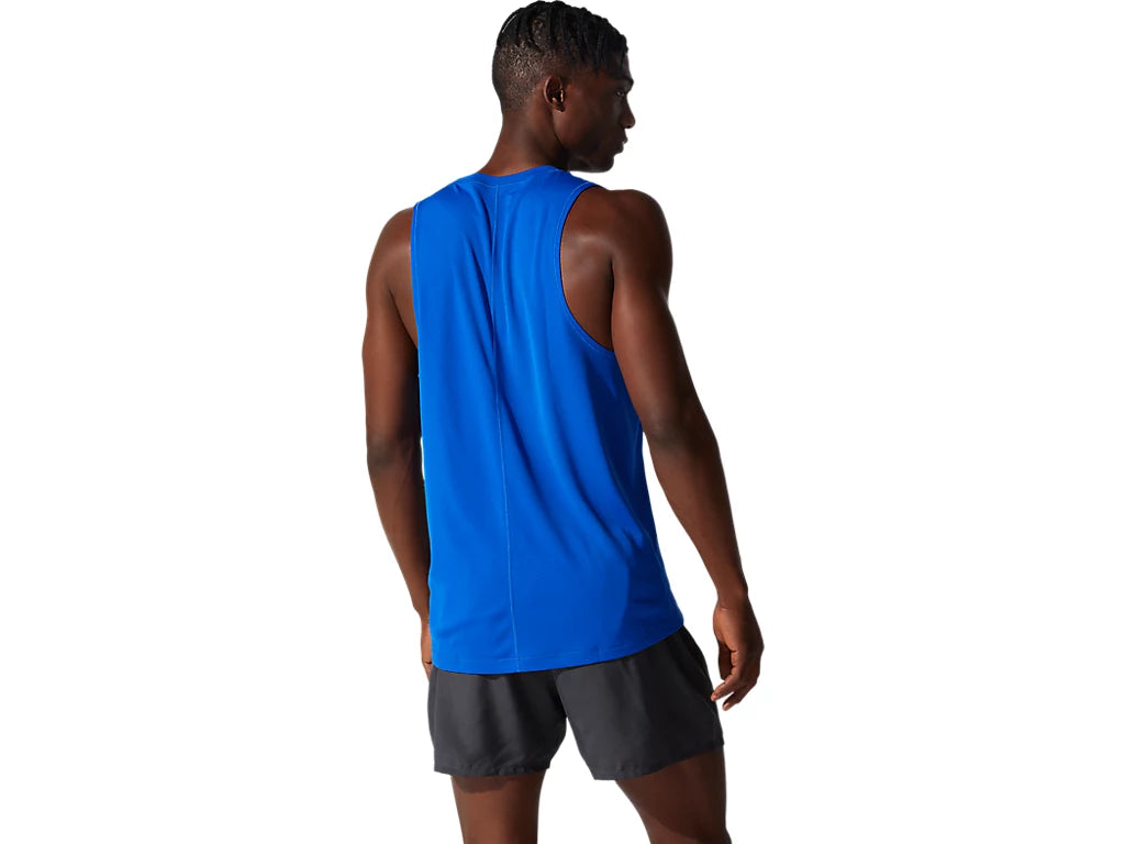 Asics Silver Running Singlet - Mens