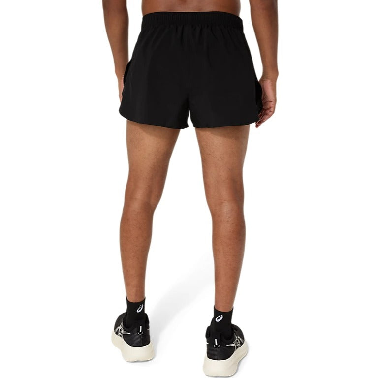 Asics Silver Split 2.5 Inch Running Shorts - Mens