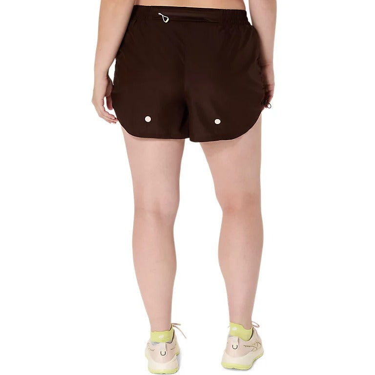 Asics Nagino Run Adjustable 4 Inch Shorts - Womens