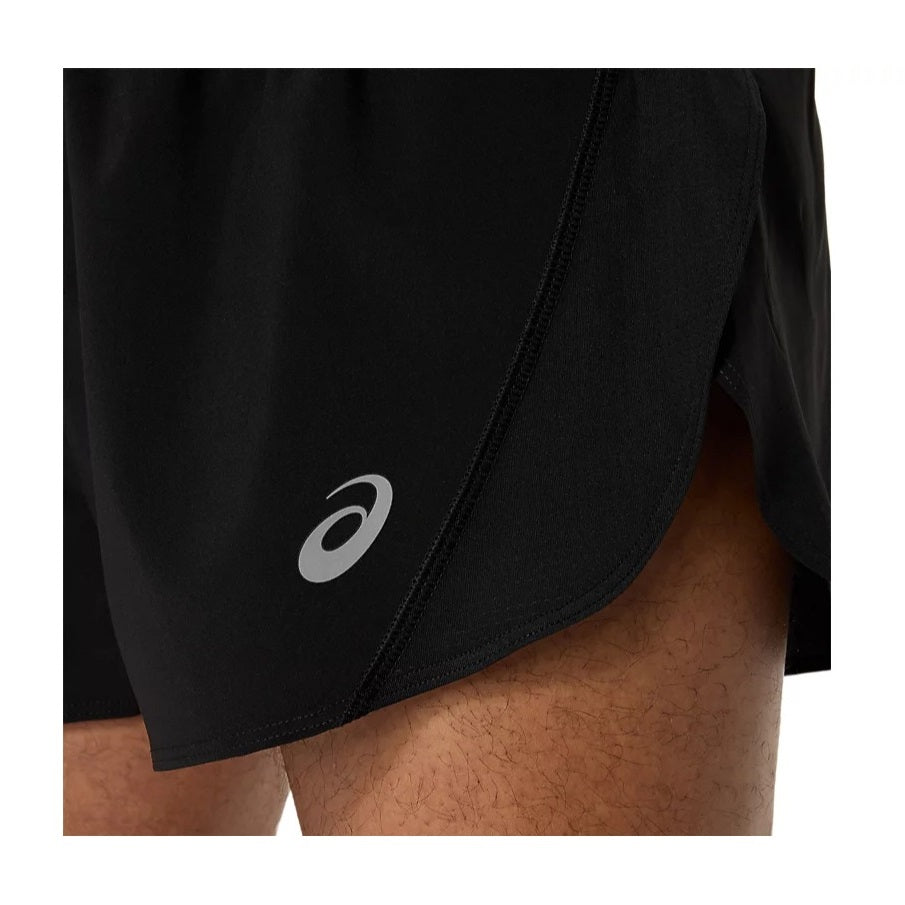 Asics Silver Split 2.5 Inch Running Shorts - Mens