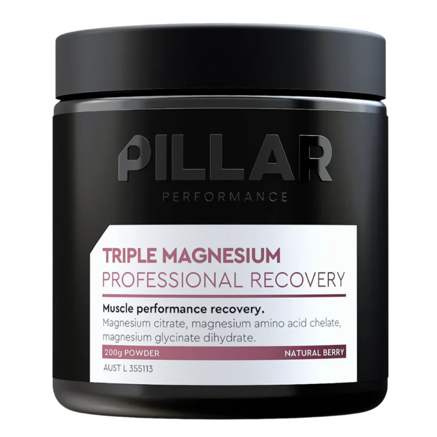 Pillar Triple Magnesium Professional Recovery Powder - Natural Berry - 200g