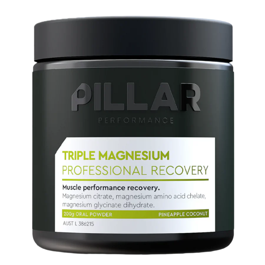 Pillar Triple Magnesium Professional Recovery Powder - Pineapple Coconut - 200g