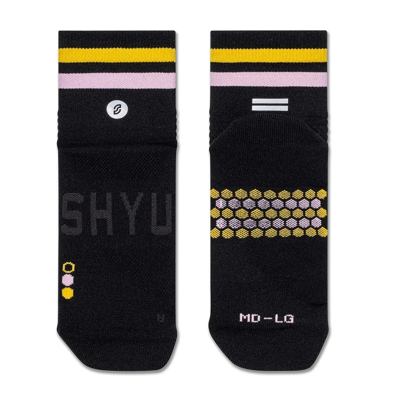 SHYU Quarter Crew Running Socks