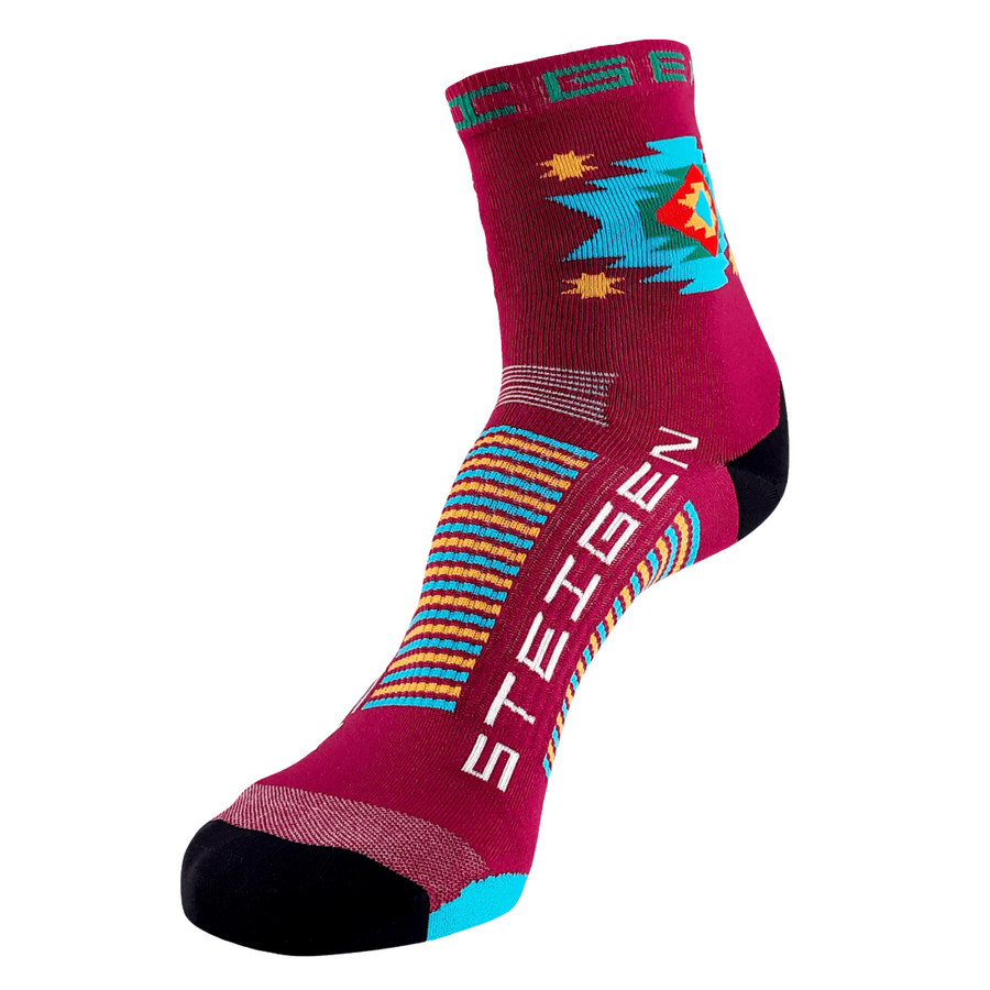 Steigen Tribal Mid Running Socks